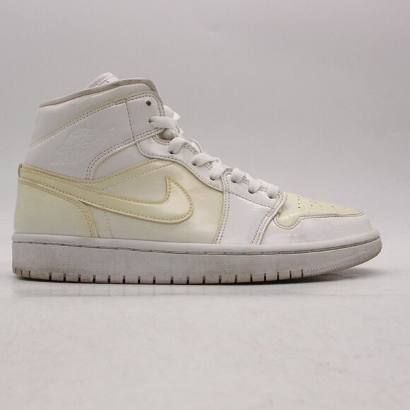 Nike Shoes - Nike Air Jordan 1 Women's Size 8 Patent Leather Triple White BQ6472-111